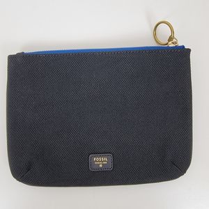 Fossil Canvas Pouch Black